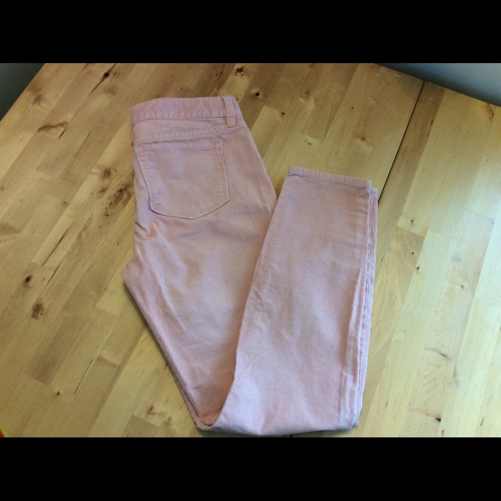 Pink J. Crew Corduroys